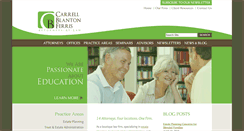 Desktop Screenshot of carrellblanton.com